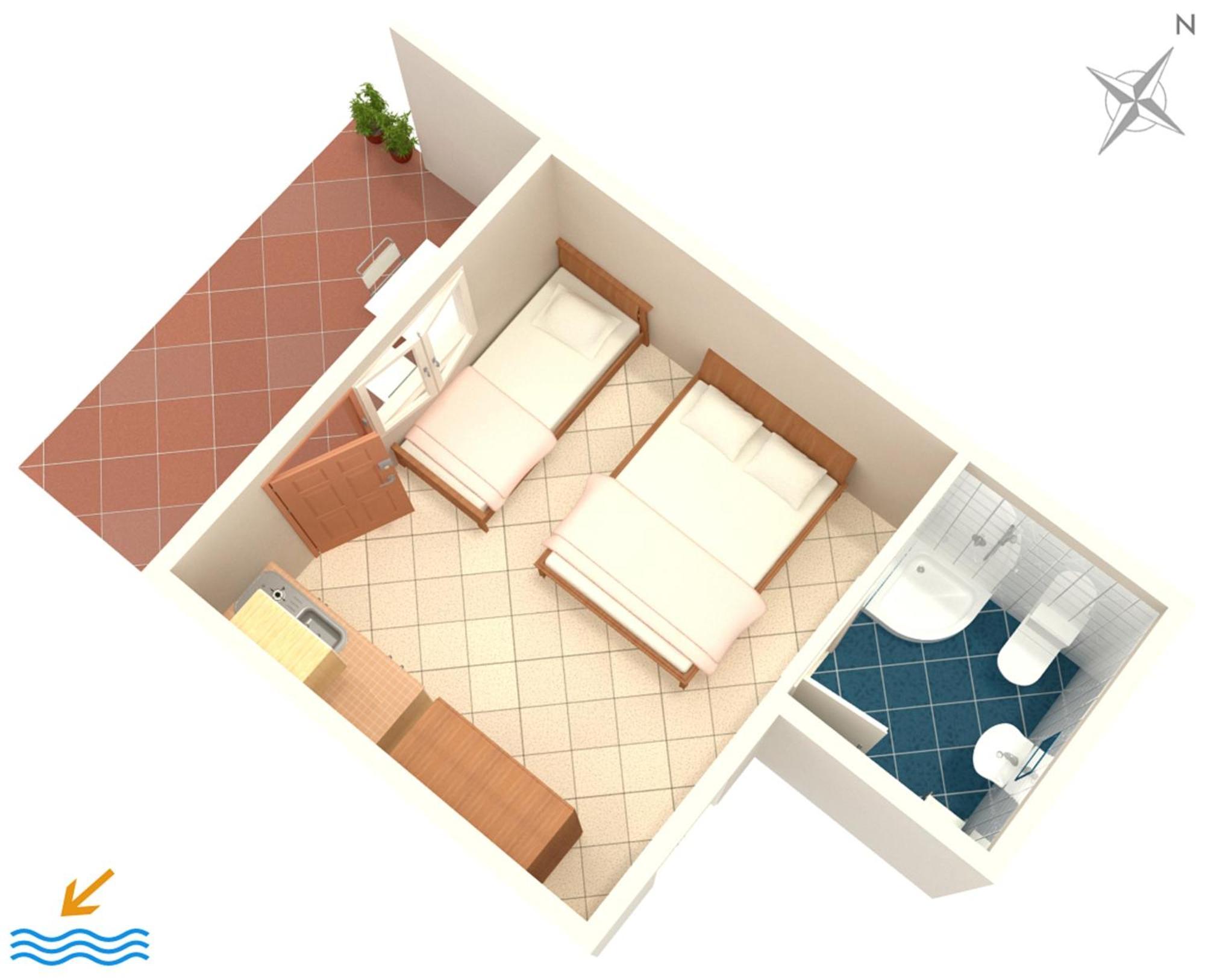 Apartments By The Sea Podaca, Makarska - 4734 Ngoại thất bức ảnh